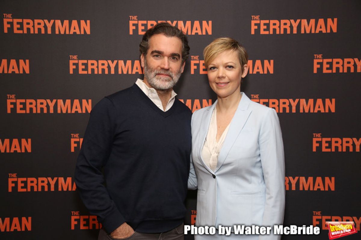 Brian d'Arcy James and Emily Bergl at 