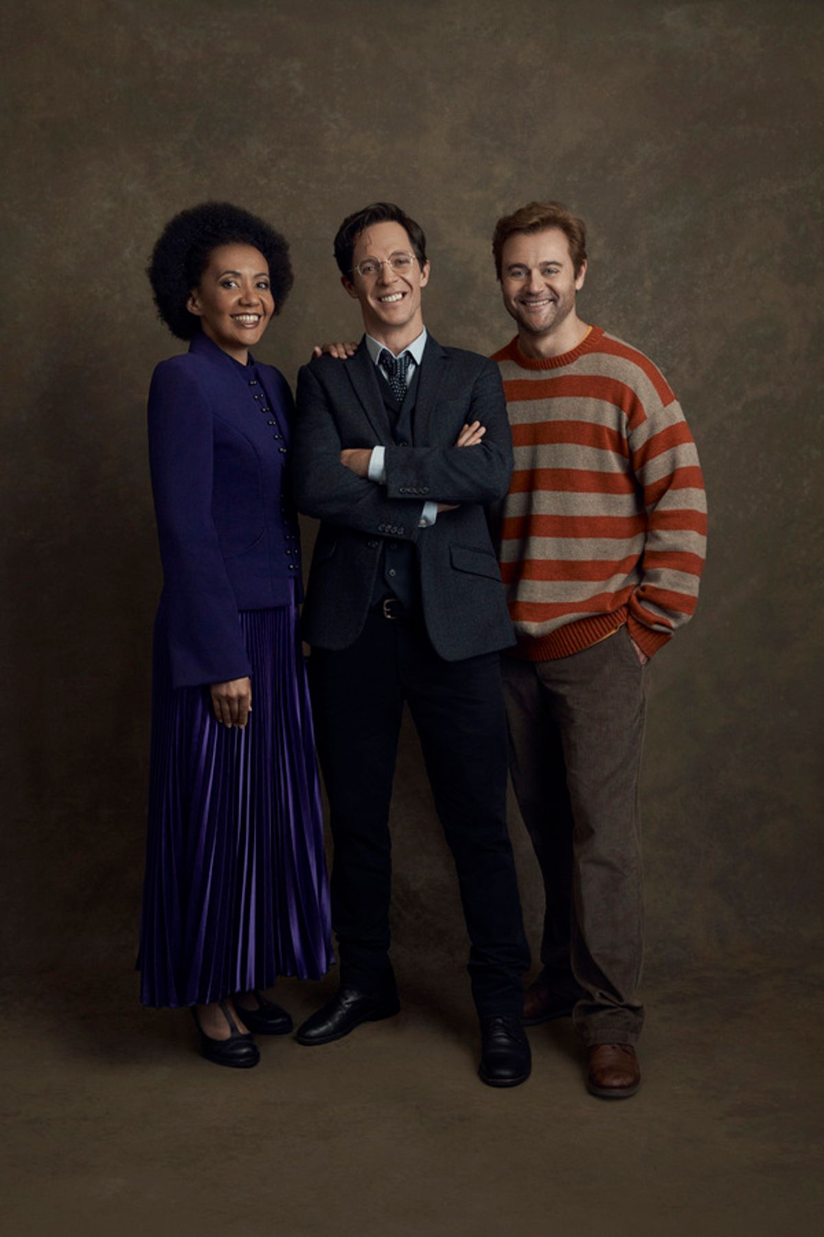 Paula Arundell, Gareth Reeves, and Gyton Grantley at 