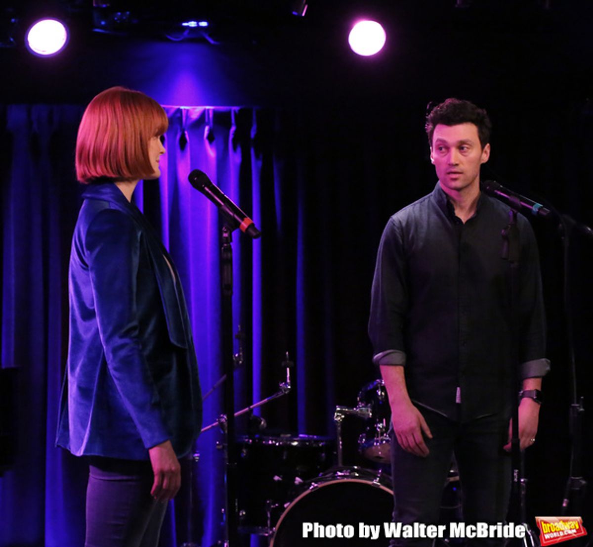 Kate Baldwin and Bryce Pinkham at 