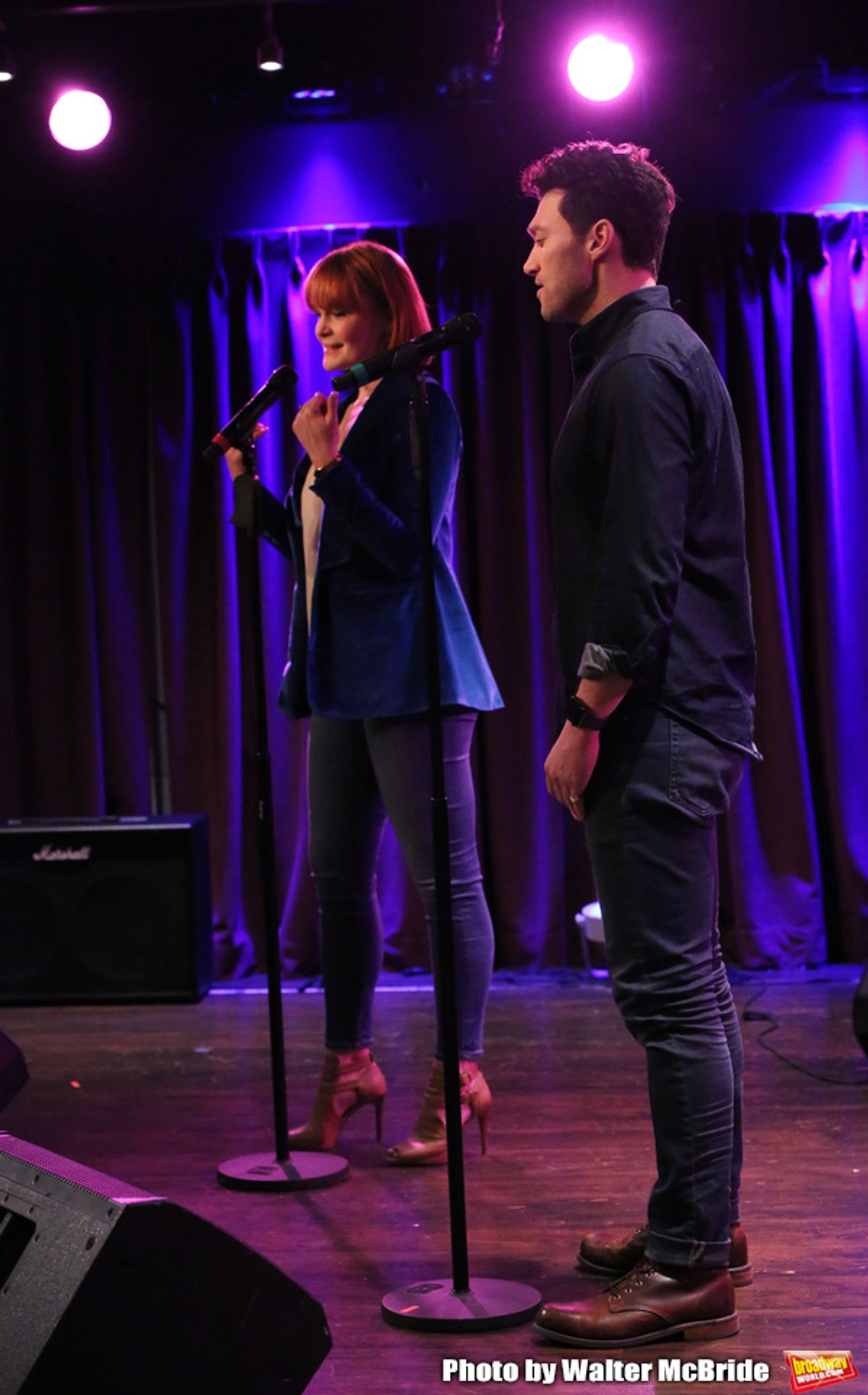 Kate Baldwin and Bryce Pinkham at 