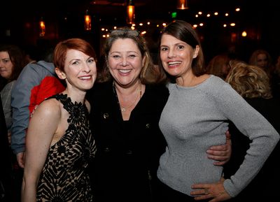 From left, cast member Cora Vander Broek and actors Camryn Manheim and Suzanne Cryer  Photo