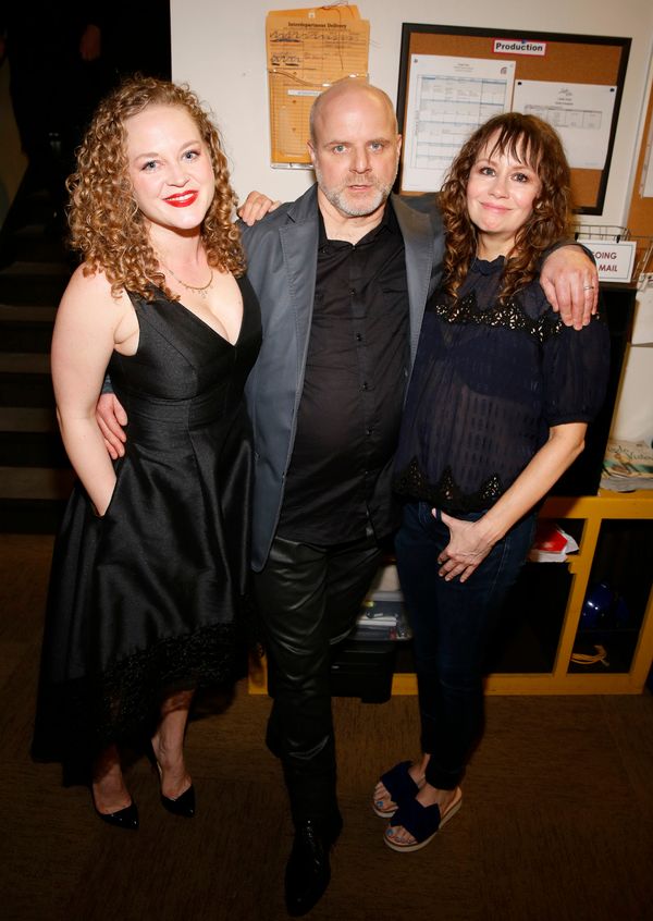 From left, cast members Caroline Neff, director Dexter Bullard and cast member Sally  Photo
