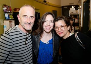 From left, cast member Caroline Neff and actor Jeff Perry @ BroadwayWorld From left, cast member Caroline Neff and actor Jeff Perry Photo