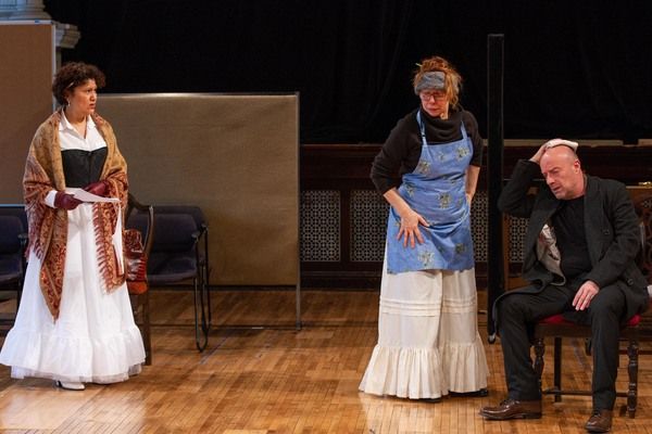  Sandra Marquez (Nora), Barbara Robertson (Anne Marie) and ensemble member Yasen Peya Photo