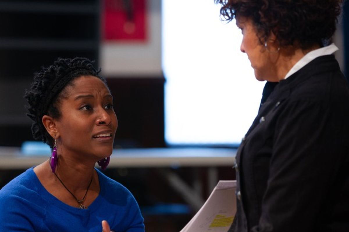 Celeste M. Cooper (Emmy) and Sandra Marquez (Nora) at 