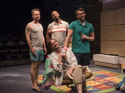 Bruch Thomas Reed with (back, l to r) Shane Kenyon, Jos N. Banks and Benjamin Sprunge Photo