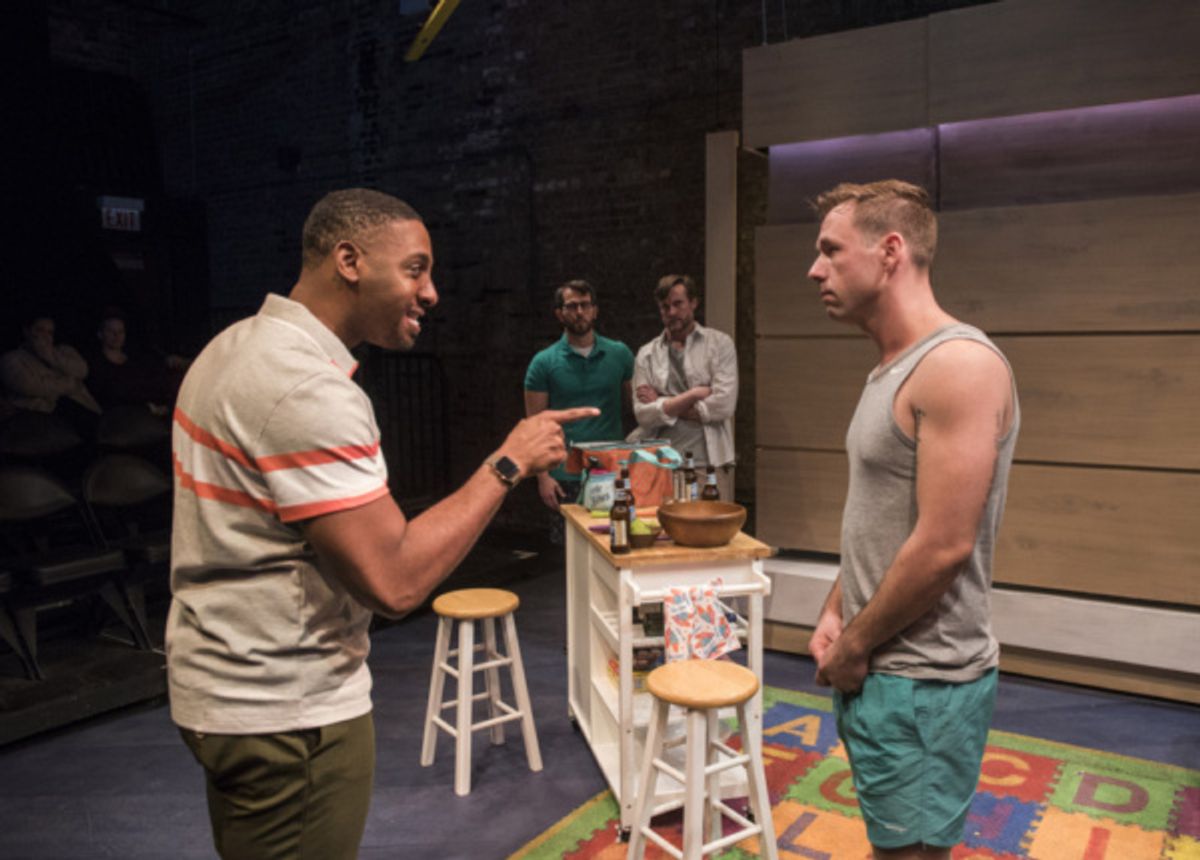 Jos N. Banks and Shane Kenyon with (back, l to r) Benjamin Sprunger and Bruch Thomas Reed at 