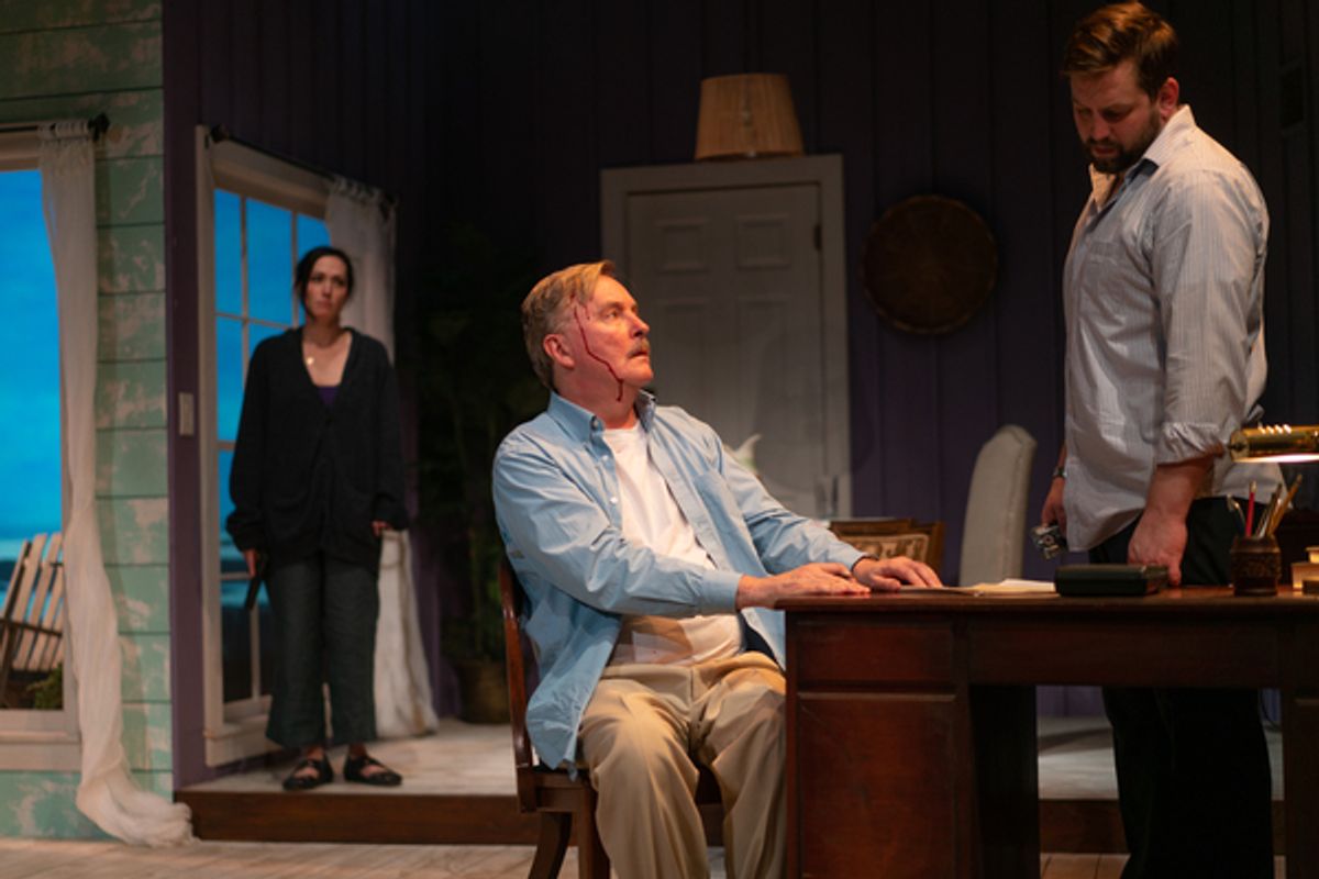 Vanessa Severo, Robert Gibby Brand, and Rusty Sneary at 