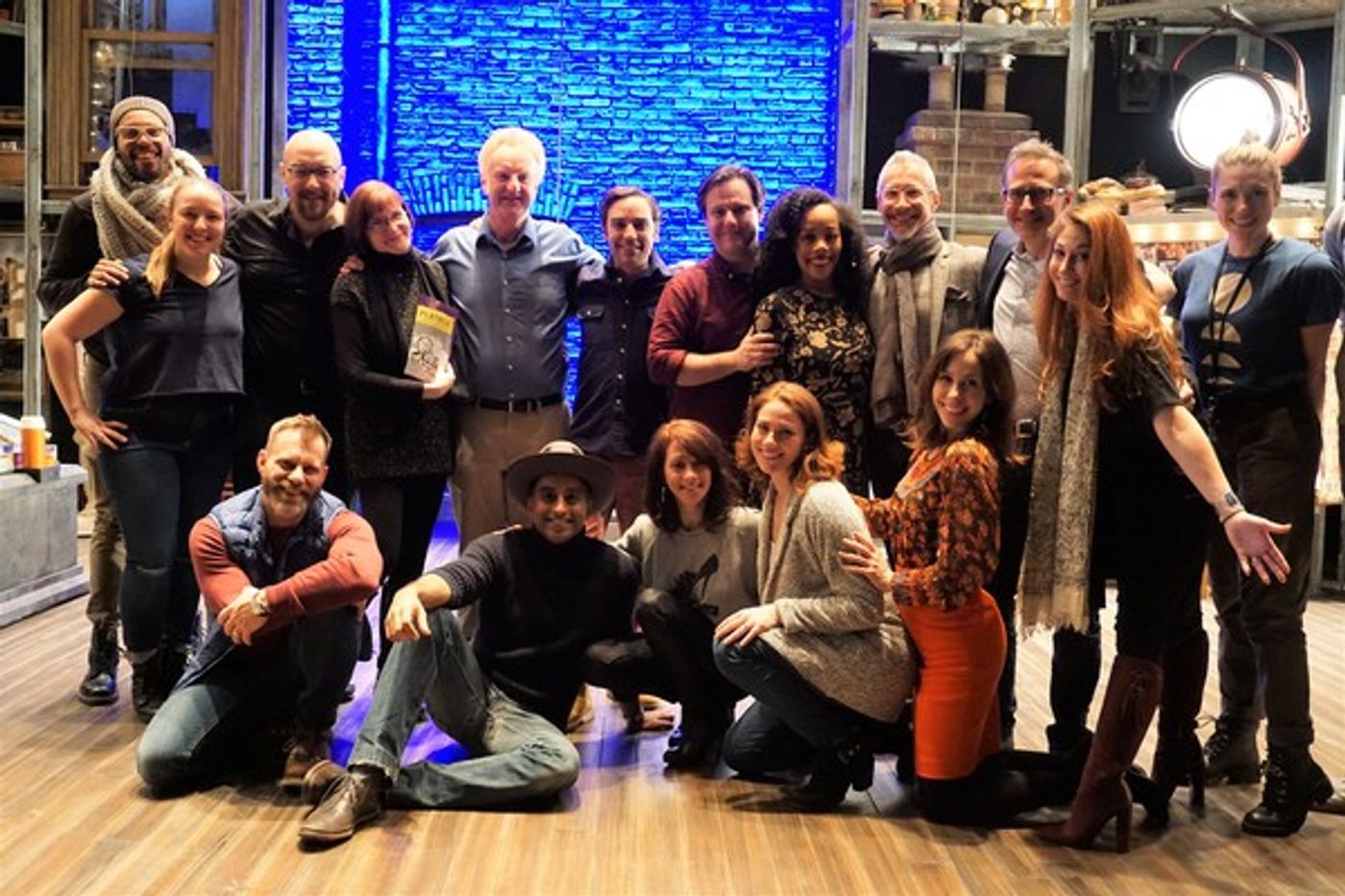 Photo Flash: Original MERRILY WE ROLL ALONG Cast Members Visit Roundabout Production  Image