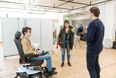 Jack Hunter, Emily Barber, and Edward Hall Photo