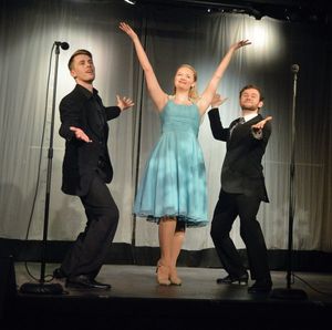 Daxton Patrick, Lindsey Mapes Duggin and Austin Jeffrey Smith. @ BroadwayWorld Daxton Patrick, Lindsey Mapes Duggin and Austin Jeffrey Smith. Photo