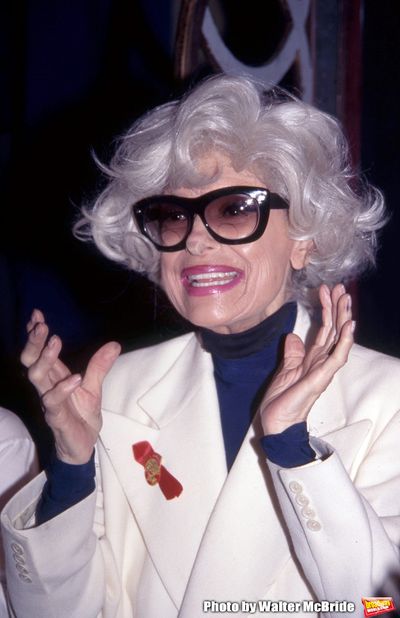 Carol Channing attends the Broadway Opening Night Gypsy Robe Ceremony for "HELLO, DOL Photo