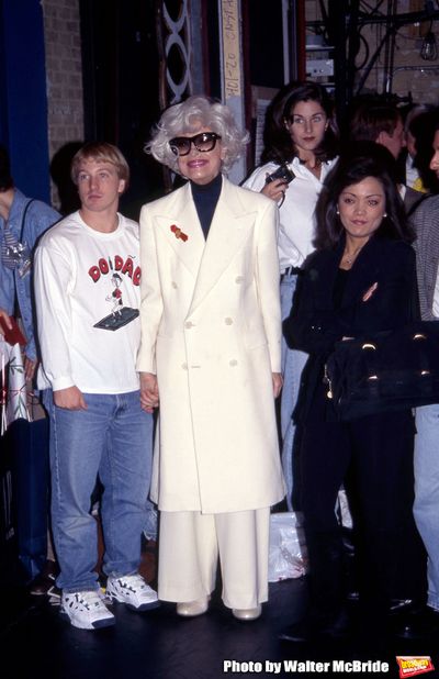Carol Channing attends the Broadway Opening Night Gypsy Robe Ceremony for "HELLO, DOL Photo