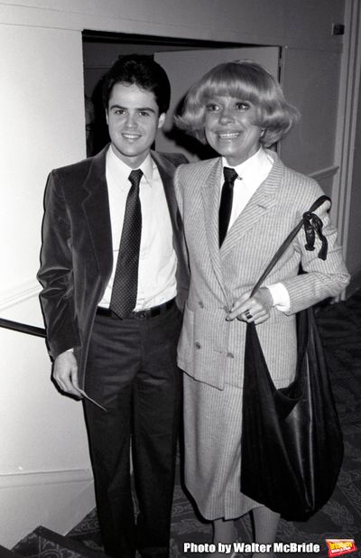Donny Osmond and Carol Channing attend a Gala on March 01, 1982 at the Hilton Hotel i Photo