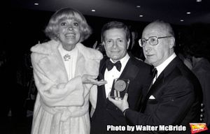 Carol Channing, Jerry Herman and Sammy Cahn attend the Songwriters Hall Of Fame held  Photo