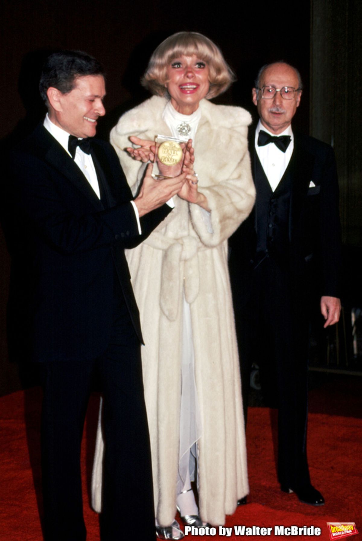 Jerry Herman, Carol Channing and Sammy Cahn in New York City, 1982. at 
