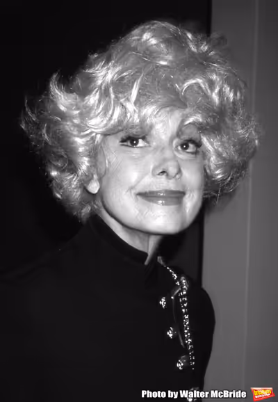 Carol Channing in New York City. September 1, 1991 Photo