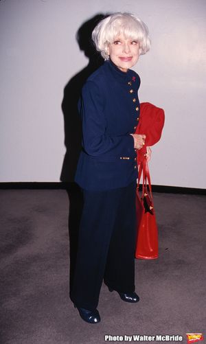 Carol Channing attends the 'Picnic' Opening Night performance at the Roundabout Theatre Company on April 21, 1994 in New York City. @ BroadwayWorld Carol Channing attends the 'Picnic' Opening Night performance at the Roundabout Theat Photo