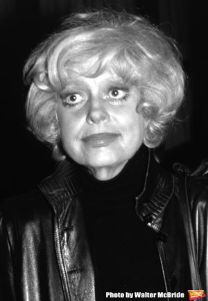 CAROL CHANNING photographed in New York City, 
1982 Photo