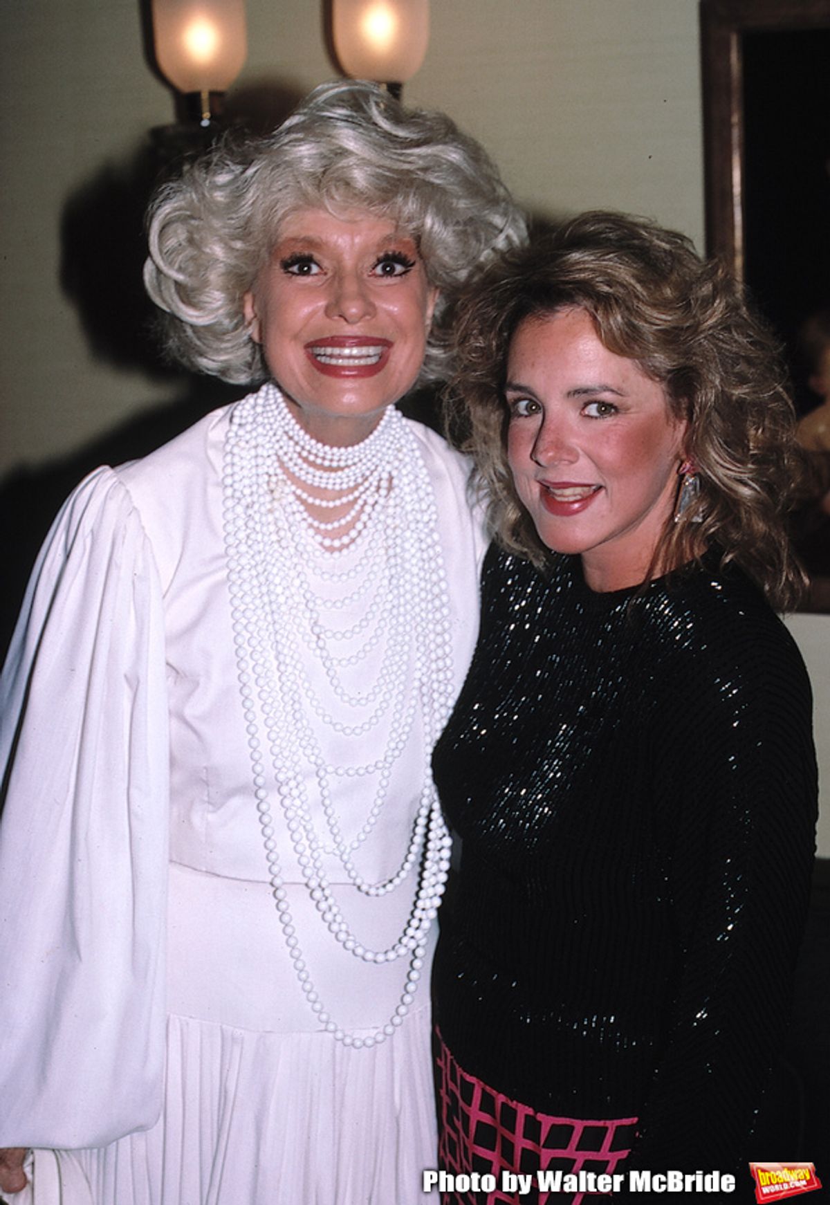Carol Channing and Stockard Channing photographed on June 21, 1988 in New York City. at 