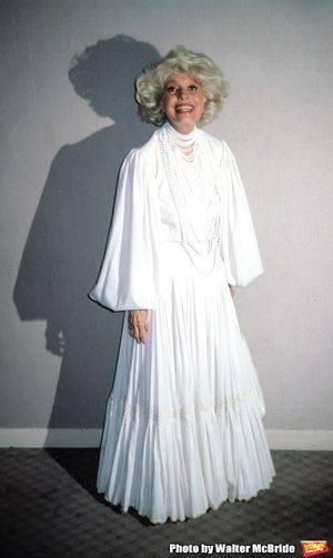 Carol Channing photographed June 21, 1988 in New York City. Photo