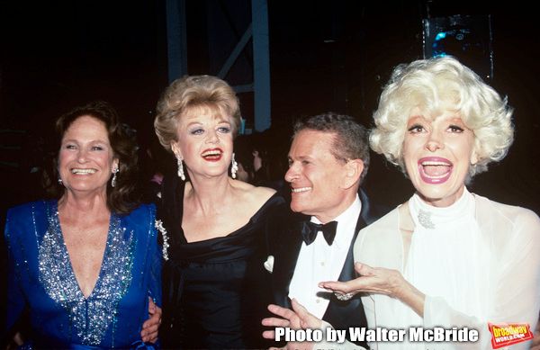 Coleen Dewhurst, Angela Lansbury, Jerry Herman and Carol Channing during 43rd Annual  Photo