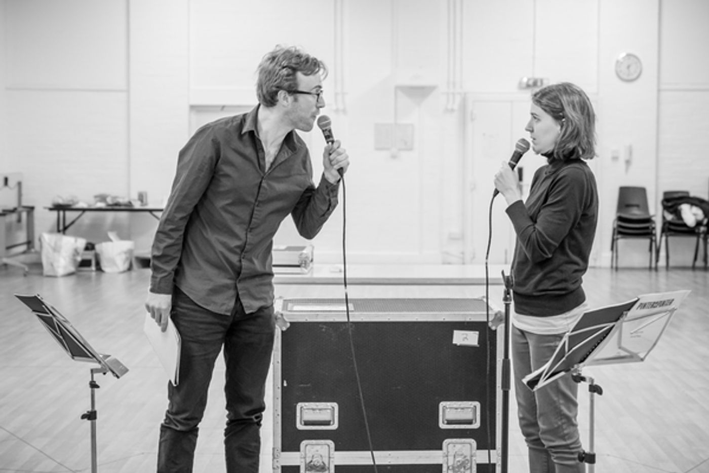 Photo Flash: In Rehearsal with the Cast of PINTER SEVEN  Image