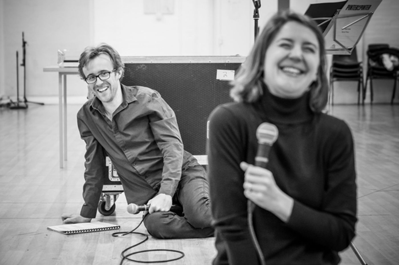 Photo Flash: In Rehearsal with the Cast of PINTER SEVEN  Image