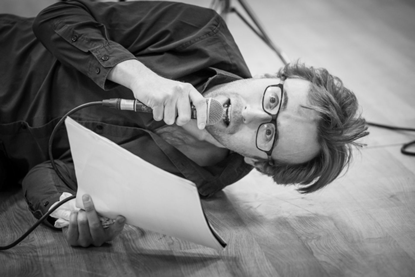 Photo Flash: In Rehearsal with the Cast of PINTER SEVEN  Image