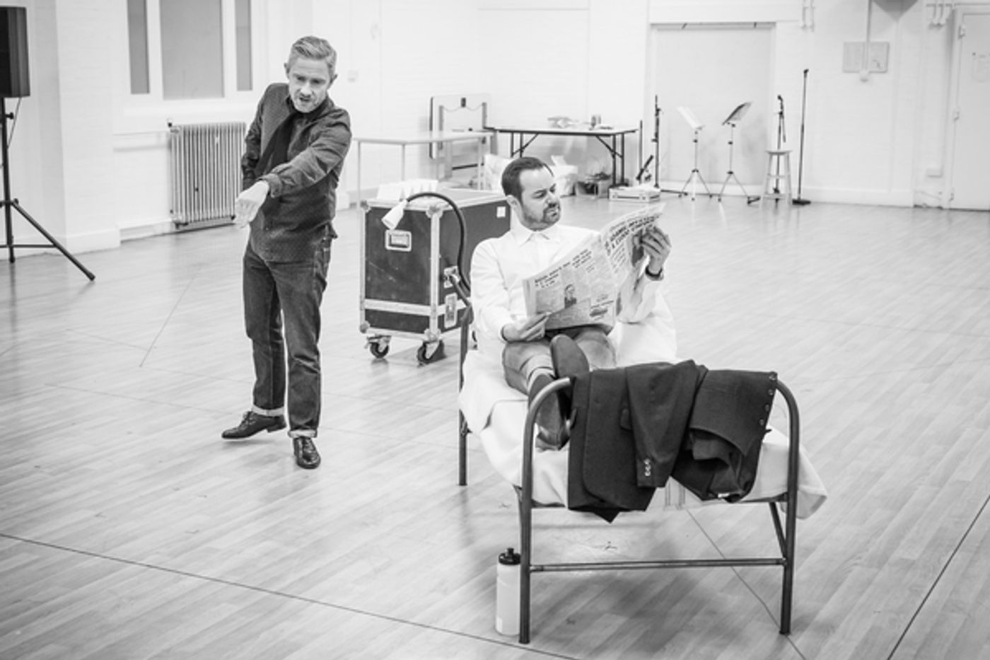 Photo Flash: In Rehearsal with the Cast of PINTER SEVEN  Image