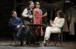 Ben Steinfeld, Paul L. Coffey, Brittany Bradford and Emily Young @ BroadwayWorld Ben Steinfeld, Paul L. Coffey, Brittany Bradford and Emily Young Photo