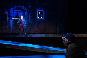 Stephen Michael Spencer, Richard Elmore, and Danforth Comins in Othello.
@ BroadwayWorld Stephen Michael Spencer, Richard Elmore, and Danforth Comins in Othello.
Photo