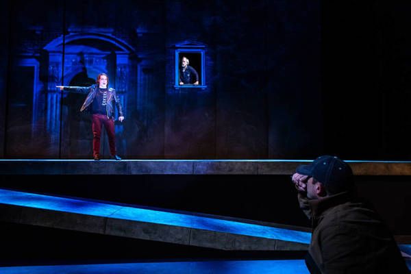 Stephen Michael Spencer, Richard Elmore, and Danforth Comins in Othello.
 Photo