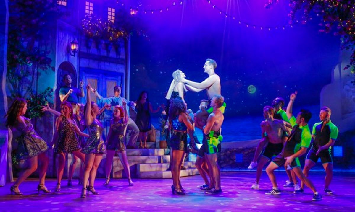 Becca Andrews as Sophie and Eric Schell as Sky at 