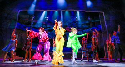 Margot Moreland as Rosie, Mary Mossberg as Donna and Elise Kinnon as Tanya Photo