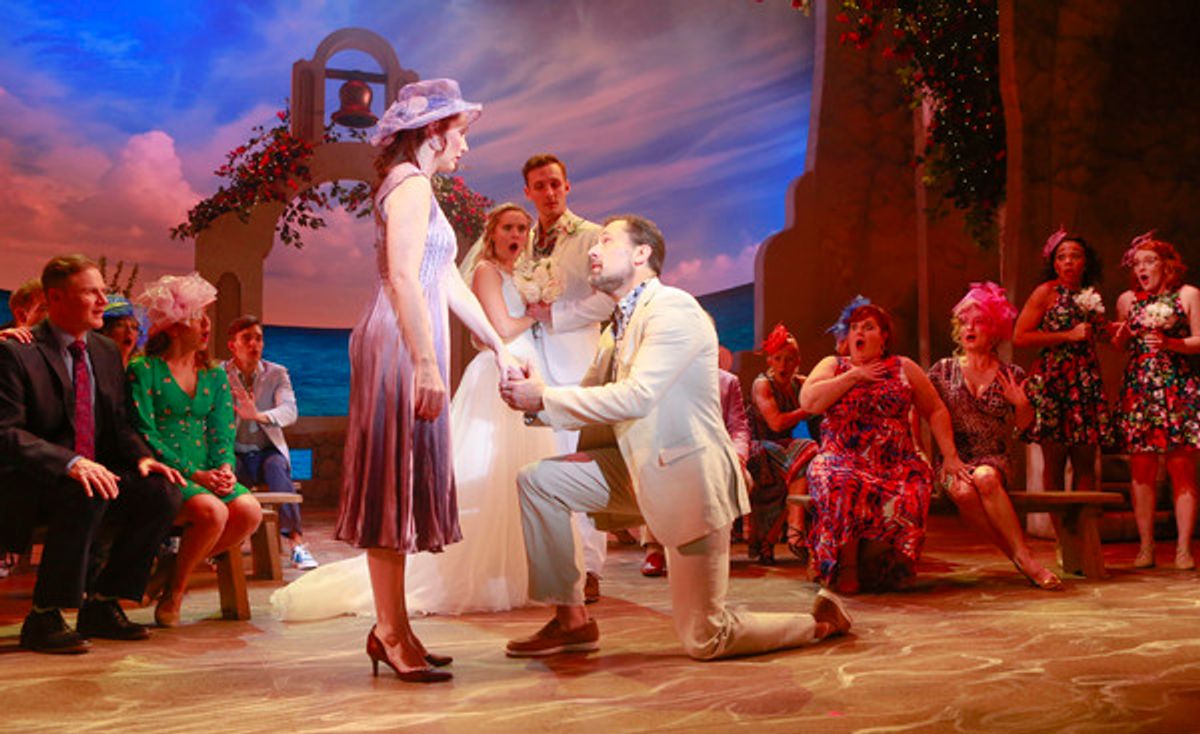 Mary Mossberg as Donna and Jim Ballard as Sam at 