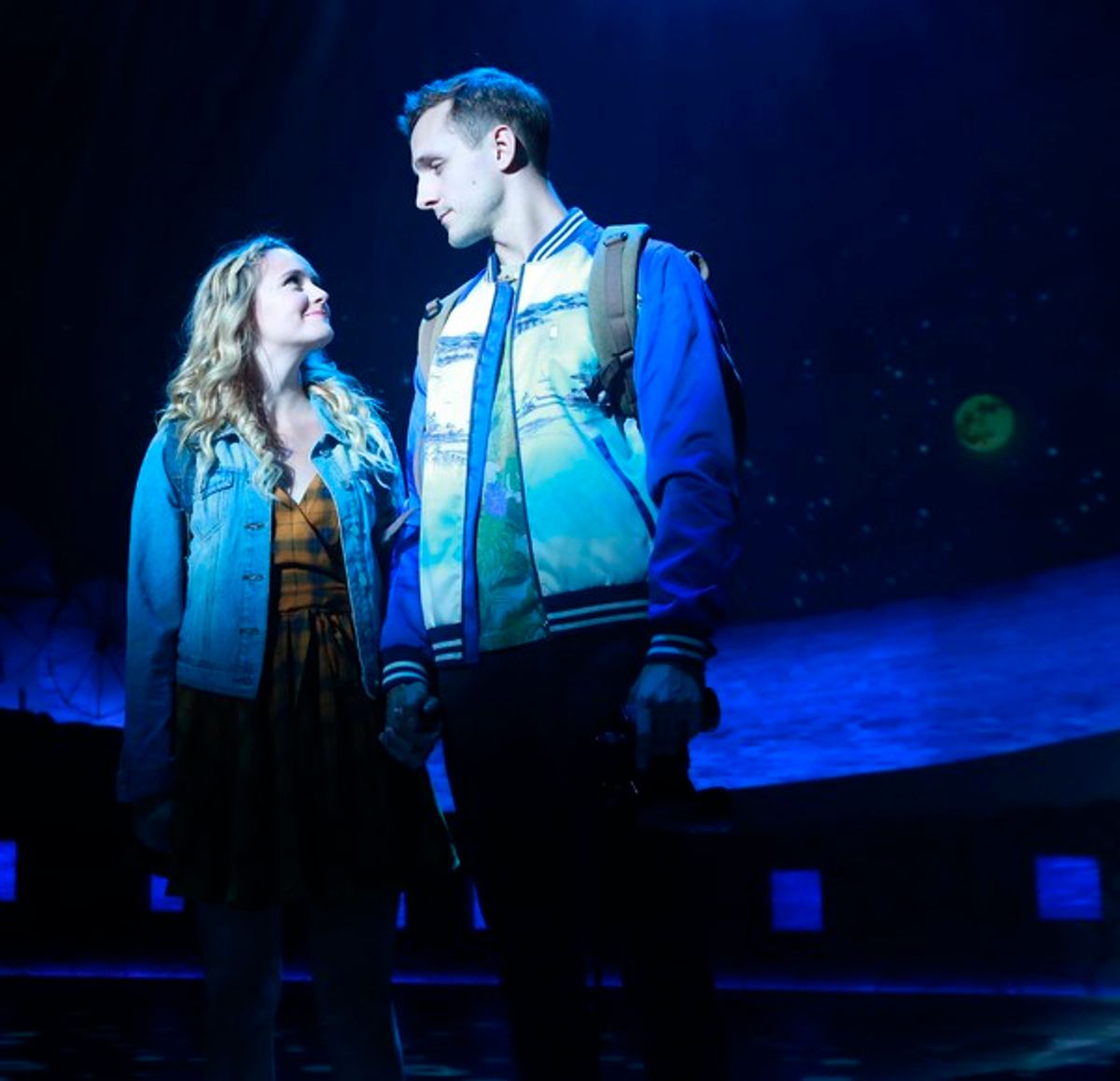 Becca Andrews as Sophie and Eric Schell as Sky at 