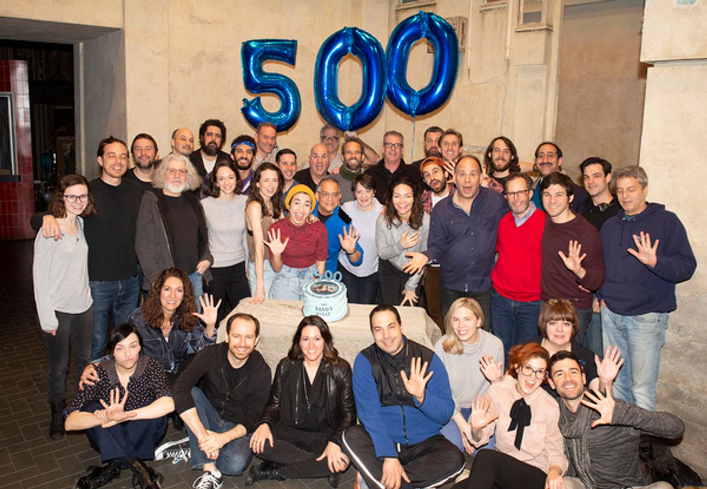 Photo Flash: THE BAND'S VISIT Celebrates 500 Performances on Broadway  Image