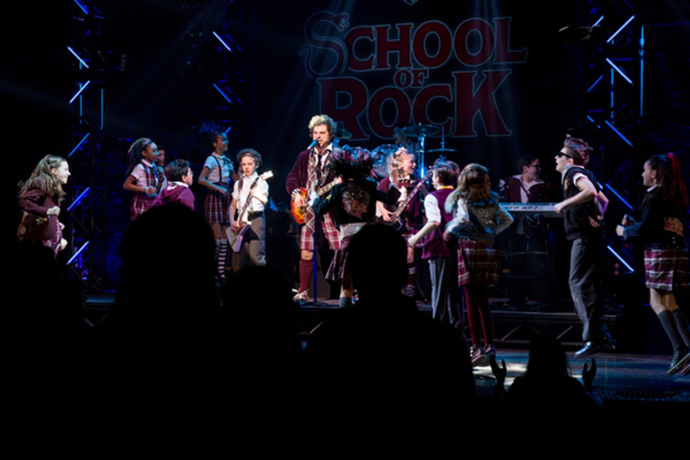 Photo Coverage: The Cast of SCHOOL OF ROCK Takes its Closing Night Curtain Call  Image