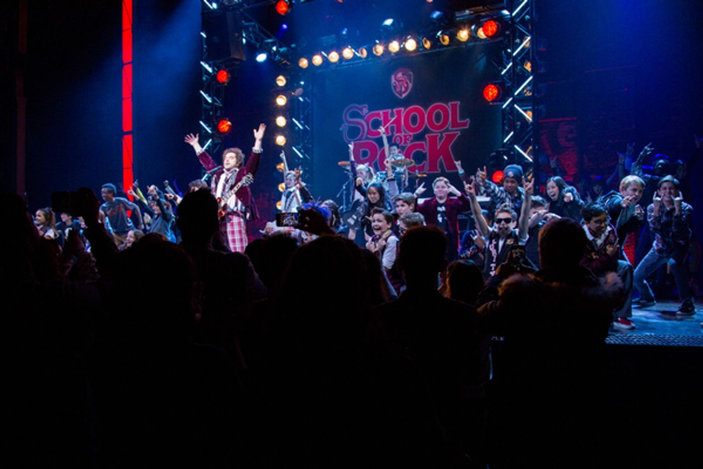 Photo Coverage: The Cast of SCHOOL OF ROCK Takes its Closing Night Curtain Call  Image