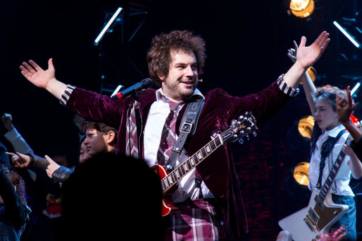 Photo Coverage: The Cast of SCHOOL OF ROCK Takes its Closing Night Curtain Call  Image