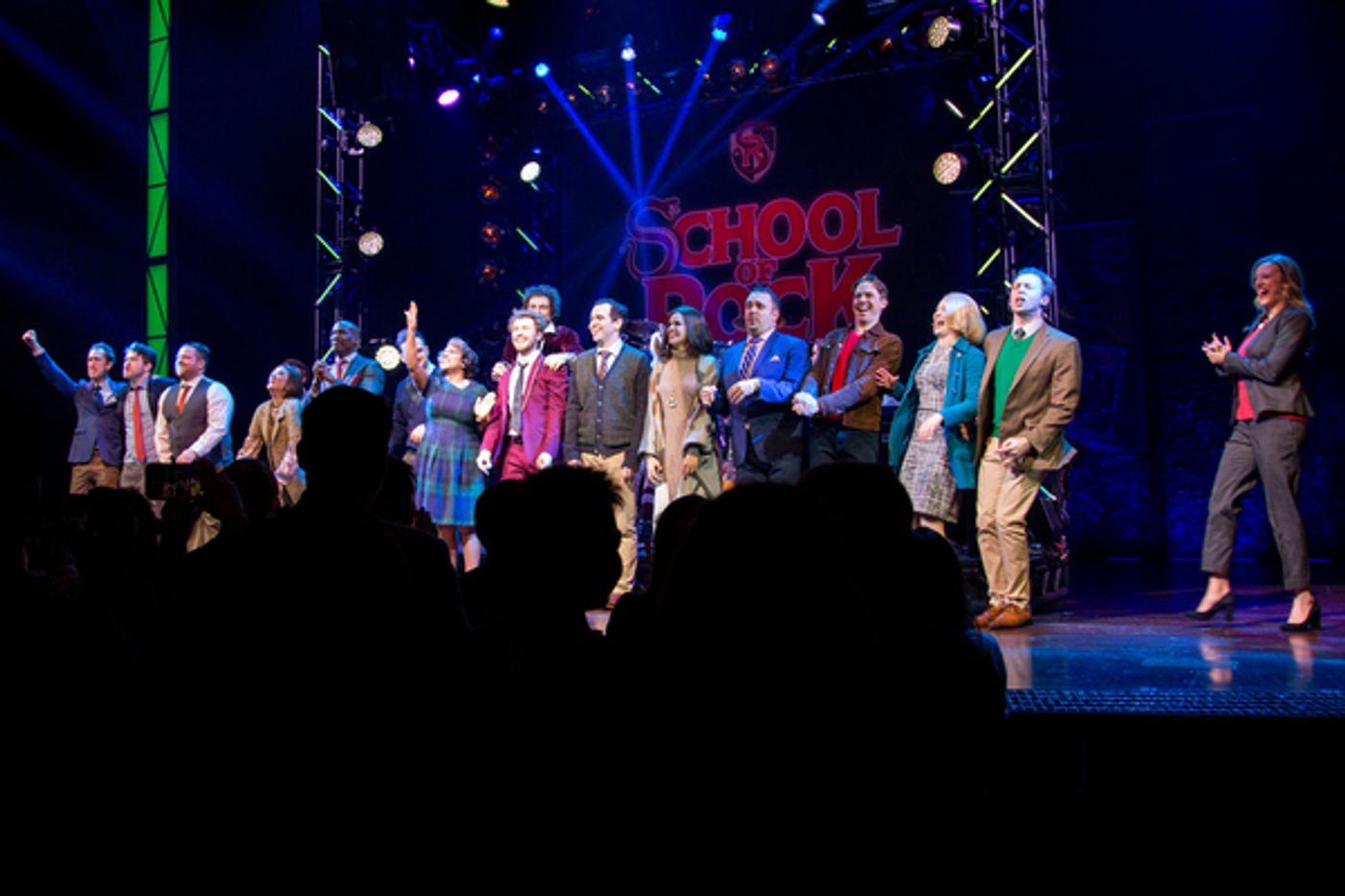 Photo Coverage: The Cast of SCHOOL OF ROCK Takes its Closing Night Curtain Call  Image