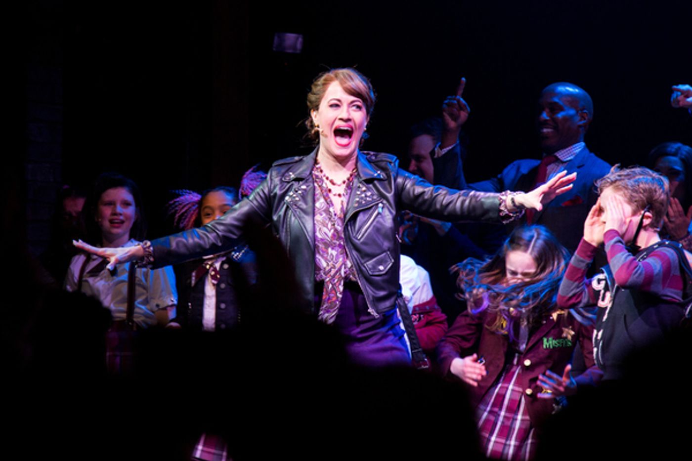 Photo Coverage: The Cast of SCHOOL OF ROCK Takes its Closing Night Curtain Call  Image