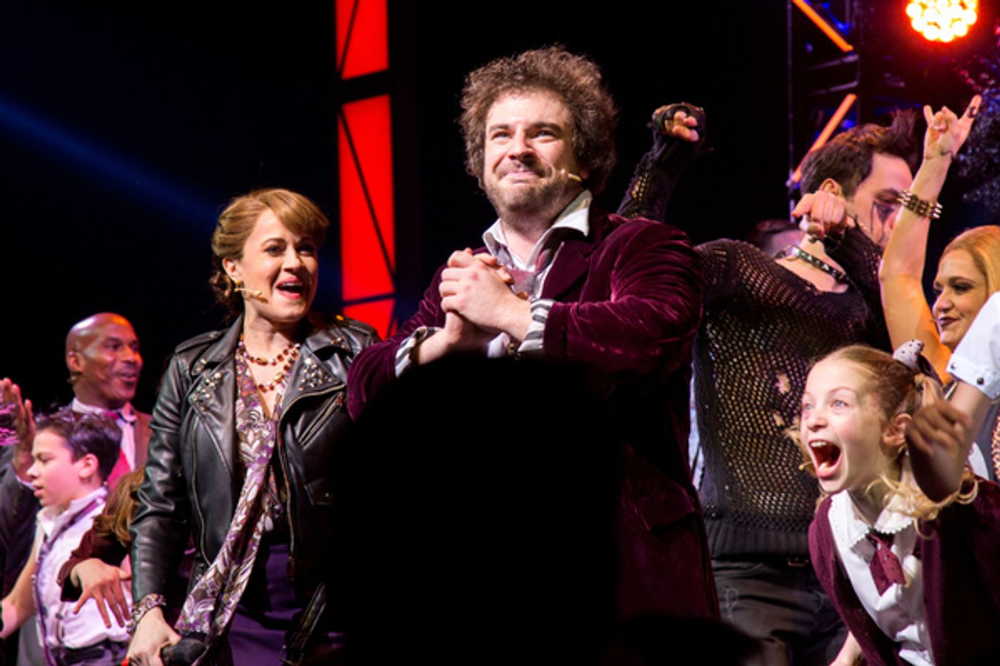Photo Coverage: The Cast of SCHOOL OF ROCK Takes its Closing Night Curtain Call  Image