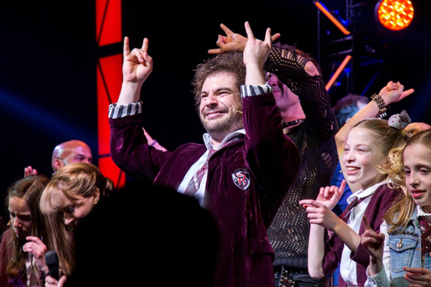 Photo Coverage: The Cast of SCHOOL OF ROCK Takes its Closing Night Curtain Call  Image