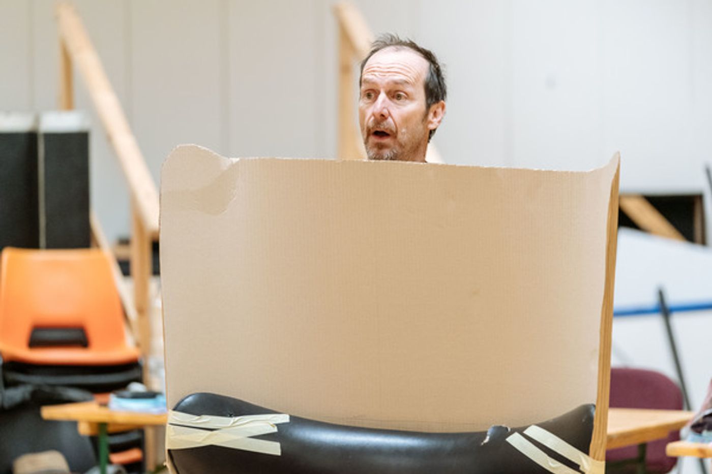 Photo Flash: In Rehearsal with Denis O'Hare and the Cast of TARTUFFE  Image