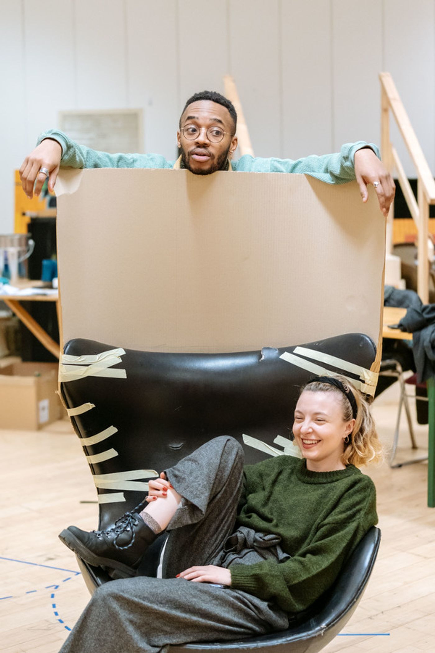 Photo Flash: In Rehearsal with Denis O'Hare and the Cast of TARTUFFE  Image