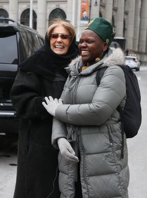 Gloria Steinem and Agunda Okeyo Photo