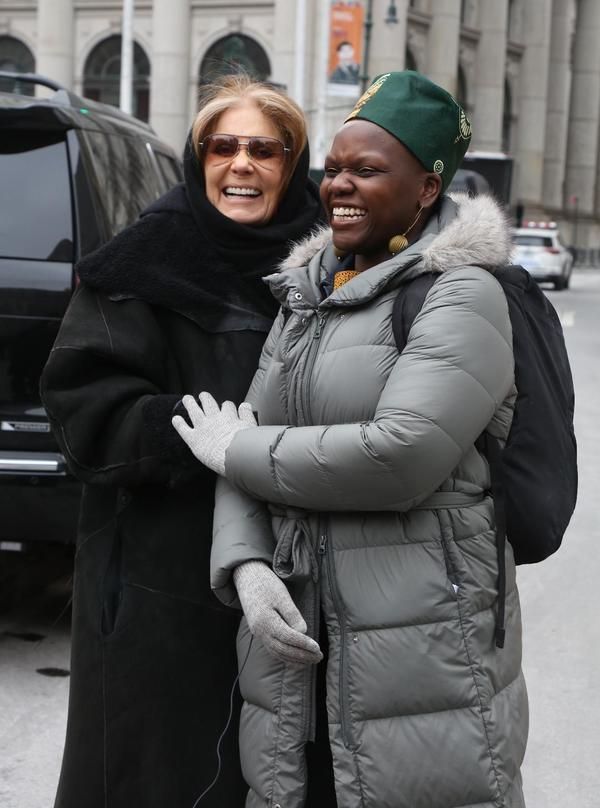 Gloria Steinem and Agunda Okeyo Photo