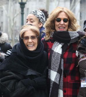 Gloria Steinem and Christine Lahti Photo